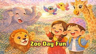 Nani and Babu Visit the Zoo 🐘🦒 | Cute Zoo Nursery Rhyme for Kids | Funny Kids Rhyme screenshot 5