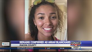 Authorities confirm remains found in Macon County are Aniah Blanchard