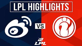 WBG vs IG Highlights ALL GAMES | LPL 2026 Split 3 | Weibo Gaming vs Invictus Gaming screenshot 5