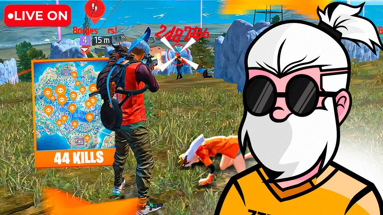 FREE FIRE AO VIVO 🔴 IMPRESSIONANDO ALEATORIOS NA RANQUEADA 🔴 YELLOWTV AO VIVO