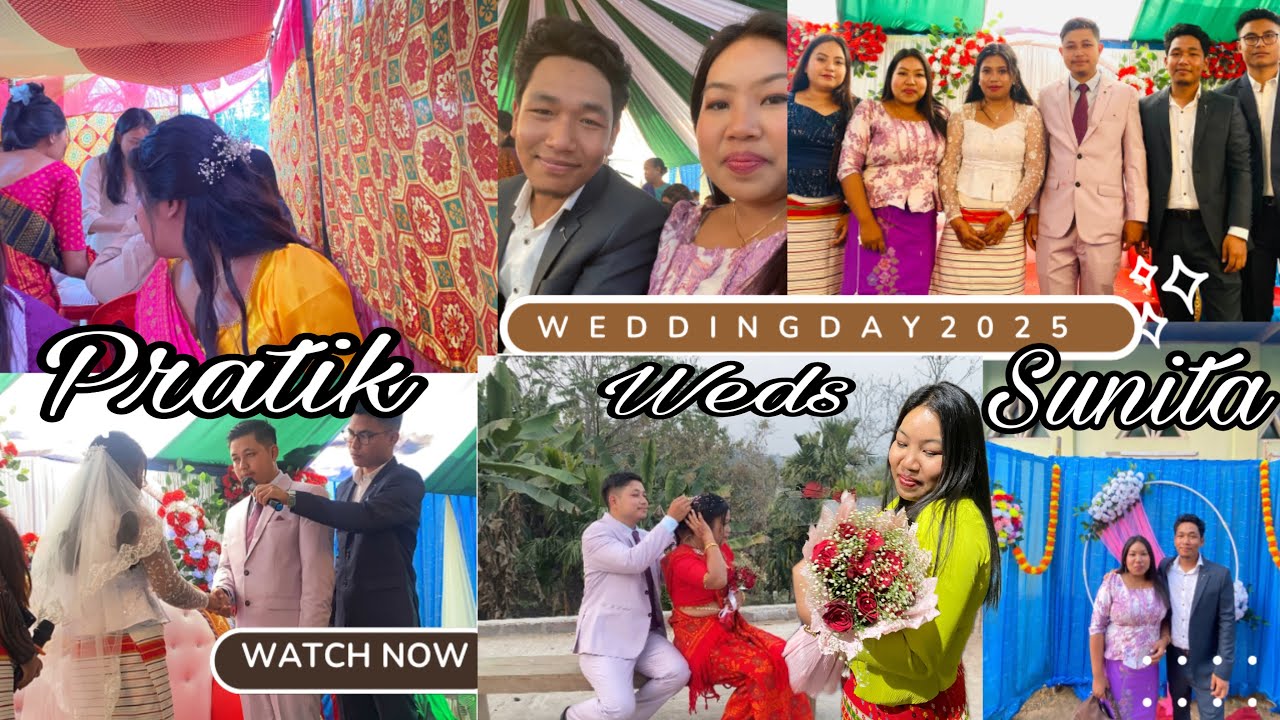 PRATIK WEDS SUNITA 🤍 || FINALLY ANI YAR BY MARE NI KAILAI PANDA WNG KHA 👰‍♂️ || AMARPUR, BAMPUR