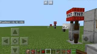 I made a tnt yeeter in mcpe