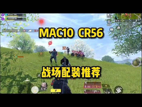 【使命召唤手游】MAC10、CR56最强配装，带粉击杀锦集。#顺仙