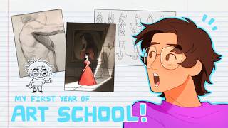 (almost) EVERY Project I Made in my First Year of Art School! | (Capilano U)