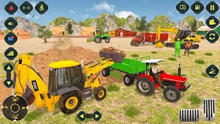 Indian Real Farming Tractor Simulator Big Farm Transport Driving Walkthrough Android Gameplay #435