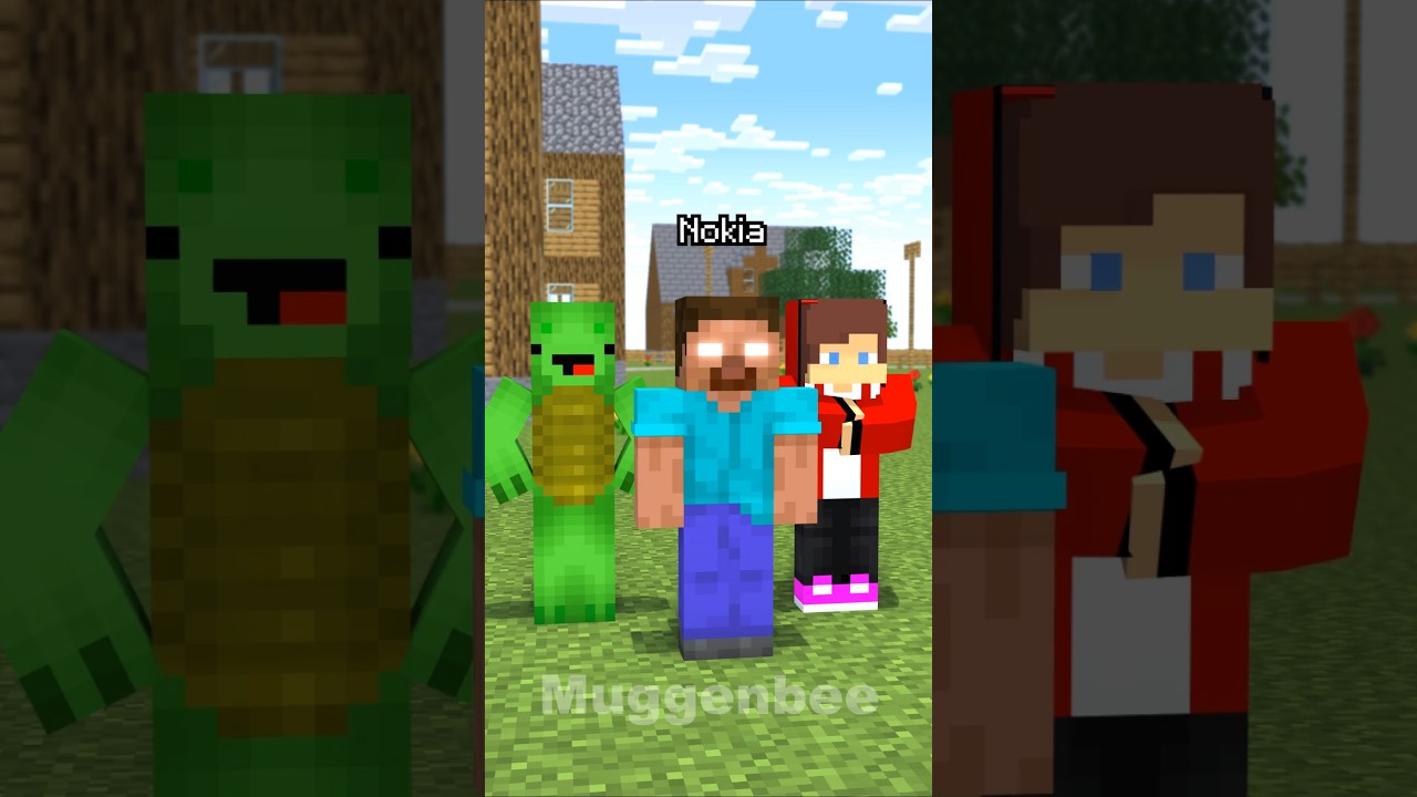 Nokia Herobrine против Samsung Superman — анимация Mikey Minecraft