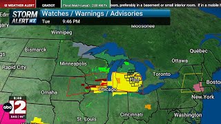 WX ALERT: Tornado watches issued for several Michigan counties