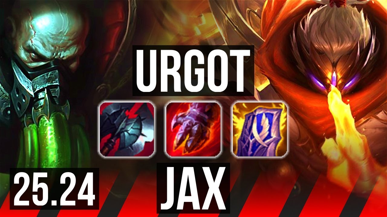 URGOT vs JAX (TOP) | EUW Master | 25.24