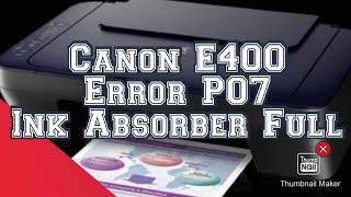 Canon E400 tidak bisa print!! Gara gara habis di isi tinta.!!