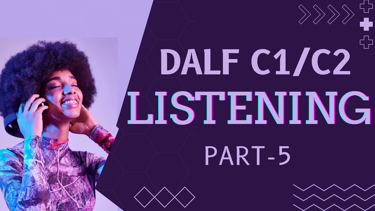 DALF C1/C2 PODCAST |  FRENCH LISTENING PRACTICE ADVANCED LEVEL [Part-5]