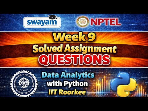 NPTEL Data Analytics with Python week9 Assignment Answers 