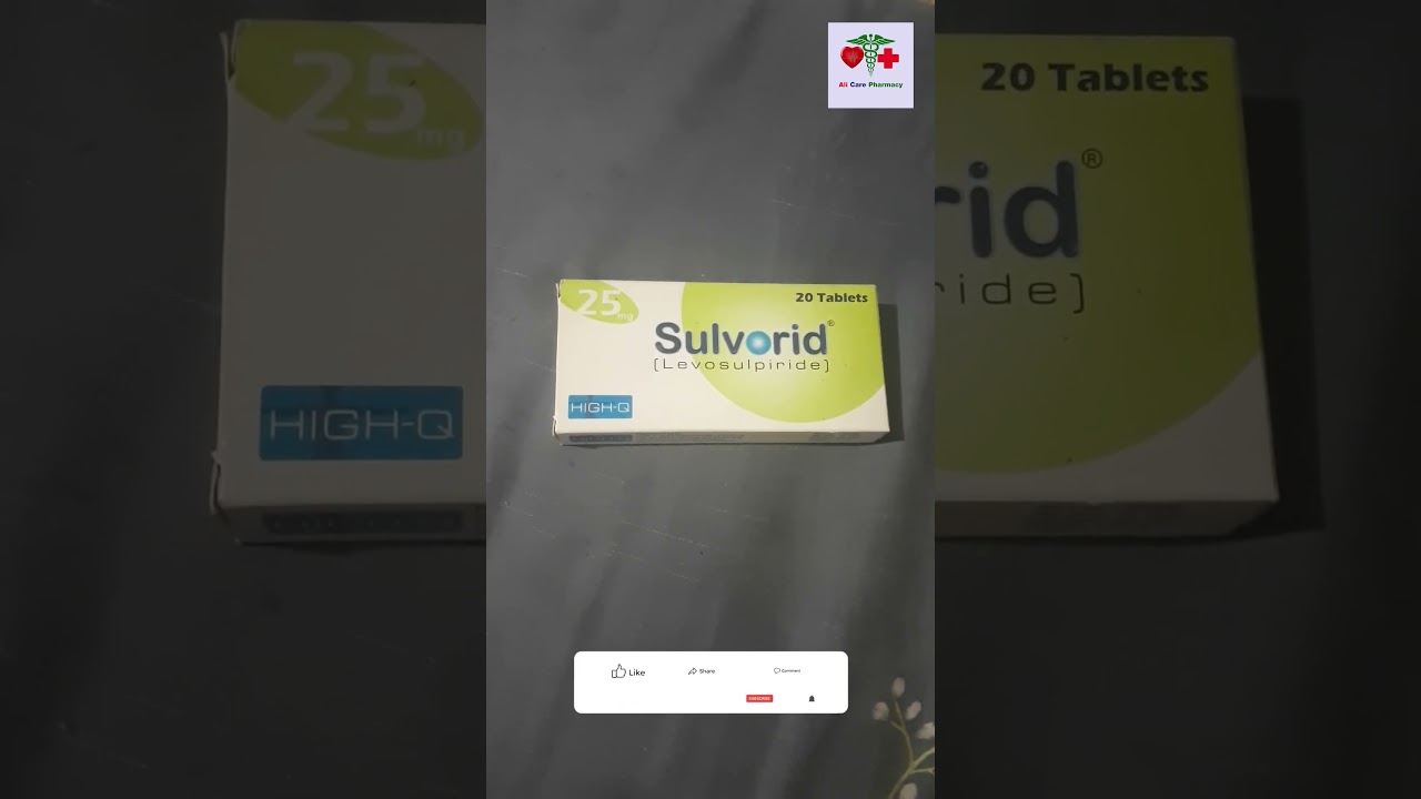 Sulvorid || Levosulpiride || Sulvorid 25MG Benefits And Uses In Urdu/Hindi || Ali Care Pharmacy