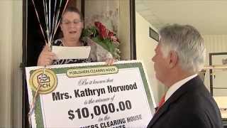 Publishers Clearing House Winners: Kathryn Norwood From Bradenton, Florida Wins $10,000