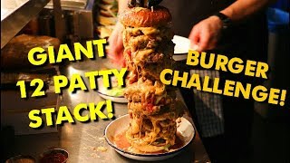 Giant Burger Stack Challenge from The Beefy Boys 🍔🍔🍔🏆