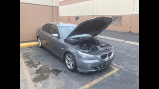 BMW DTC P0335 HOW TO REPLACE CRANKSHAFT POSITION SENSOR ON BMW 528I.