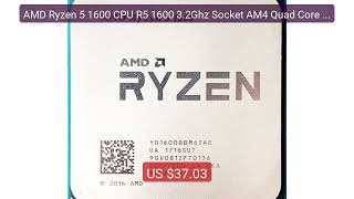 AMD Ryzen 5 1600 CPU R5 1600 3.2Ghz Socket AM4 Quad Core Deskt... — Hot Deal 2026 | Limited Offer!
