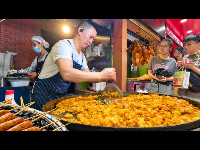Travel vlog - Delicious Street Food Market in Guiyang, China: Traditional Delights & Creative Treats, Full of Life