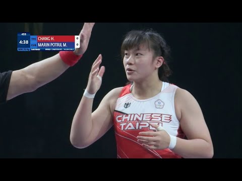 GOLD WW - 76 kg: H. CHANG (TPE) v. M. MARIN POTRIL (CUB)