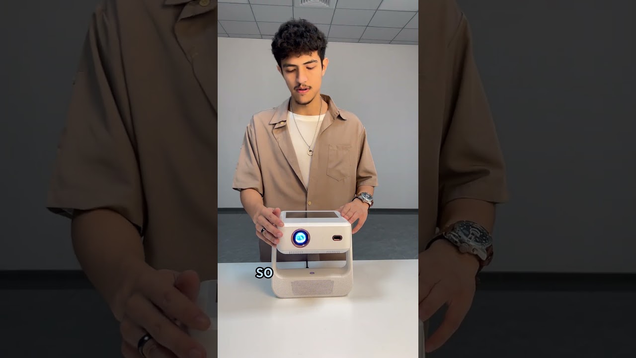 Touchscreen Projector for Home: Tablet Functions in Action 