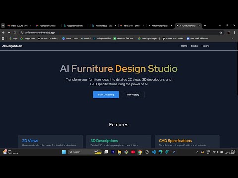 Built an AI That Designs Furniture in Seconds 🤯 | Full Stack AI Project (Next.js + Node.js)