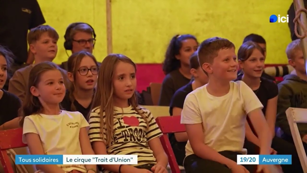 Emission Tous solidaires France 3 - Circus Tour - Association Trait d'union Auvergne Handis
