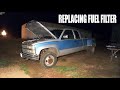 Replacing Fuel Filter &amp; Fixing Stiff Throttle Cable - 93 Chevy K3500