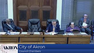 City of Akron Council Committee Meetings - 5.11.2026