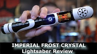 Star Wars Imperial Frost Crystal Neopixel Lightsaber Review ( CCSabers, TXQ )