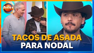 Consentimos a Christian Nodal con una carnita asada y una ricas botanas | Programa Hoy @ProgramaHoy