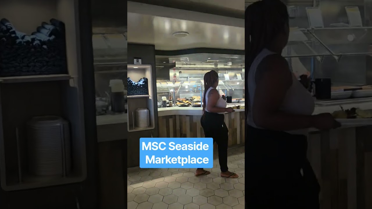 Main food area of MSC Seaside  BF. lunch, brunch here. #cruisefood #msc # #solocruiser #chariott