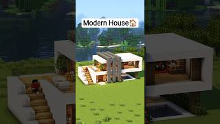 Minecraft Easy Modern House🏠 #minecraft