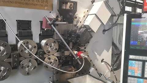 CSM-660CNC spring coiling machine with spring length detector