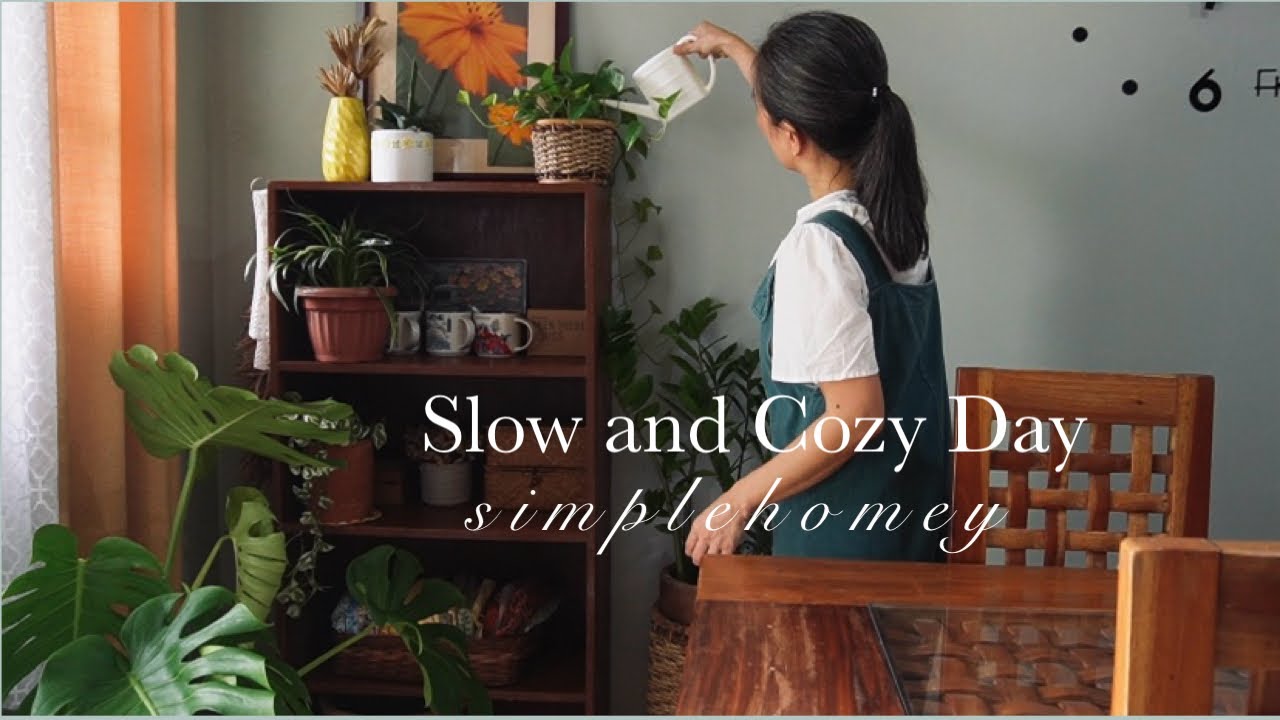 Cozy Day of Slow Living & Simple Joys🌿Home Refresh w/7 Plants, Filipino Spaghetti & Simple DIY Fixes