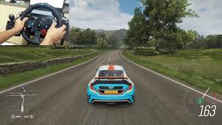 TEST DRIVE HONDA CIVIC 2016 GAME PC FORZA HORISON LOOGITECH G29 AUTOMATIC GAMEPLAY screenshot 2