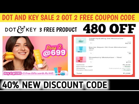 dot and key sale 2 got 2 free coupon code ||dot and key coupon code ...