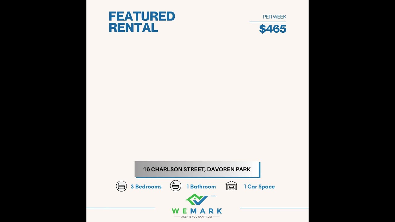 𝗙𝗲𝗮𝘁𝘂𝗿𝗲𝗱 𝗥𝗲𝗻𝘁𝗮𝗹: 16 Charlson Street, Davoren Park