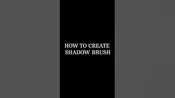 How to create shadow brush | in procreate✨ #tutorial #shortvideo