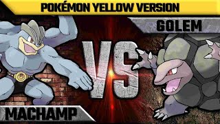 Machamp vs Golem - Solo Playthrough Race - Are 2 arms enough?