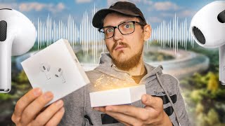 МОИ ПЕРВЫЕ ВКЛАДЫШИ ОТ APPLE / AIRPODS 3 / ОБЗОР