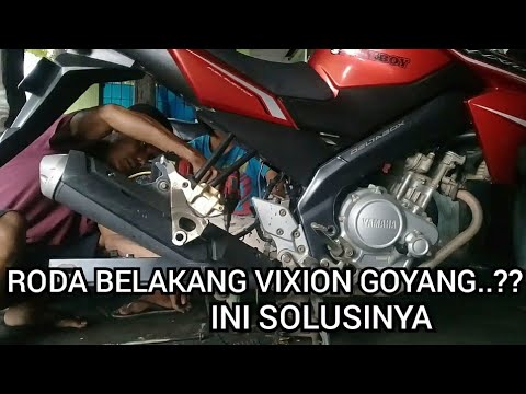 Penyebab roda belakang VIXION goyang