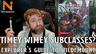 Subclass/Monster Details! - Explorer's Guide to Wildemount | Nerd Immersion