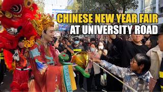 Shanghai's University Road New Year Fair: From intangible cultural heritages to fun games