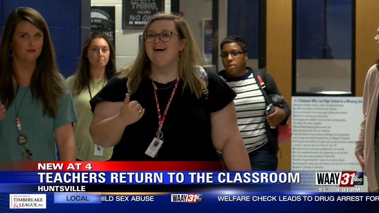 Huntsville City Schools teachers return to their classrooms YouTube
