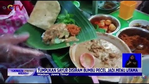 Mencicipi Kelezatan Nasi Pecel 99 Khas Madiun yang Legendaris - BIS 15/02