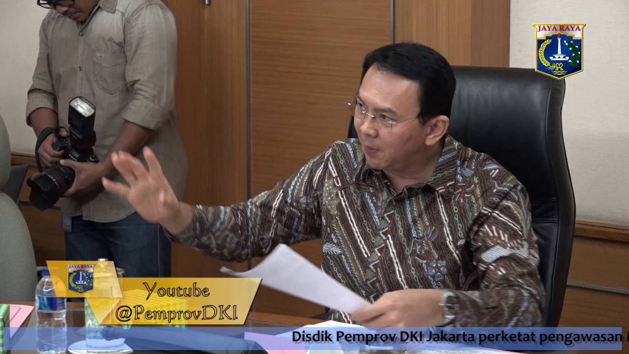 21 Juli 2016 Gub Basuki T. Purnama memimpin Rapat BKPRD