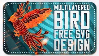 Multilayered Bird Laser Cut SVG Bundle | Bird SVG Design | Laser Cut Files | FREE DESIGN