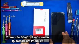 January 1 2024 || Honor x6a WDY-LX1 || Display Replacement By || Hardware Phone bd