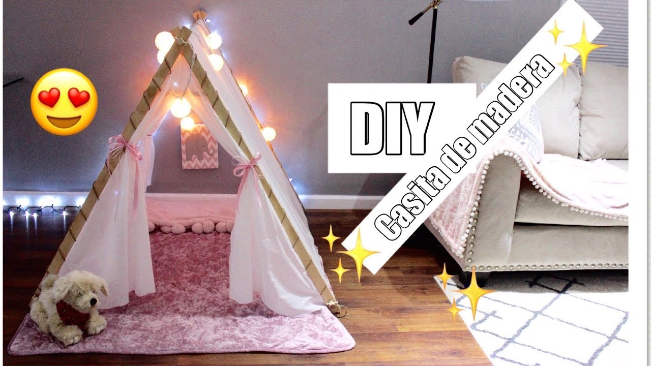 Diy Como Hacer Un Teepee Para Ninos Vlog La Hacemos En Familia Youtube