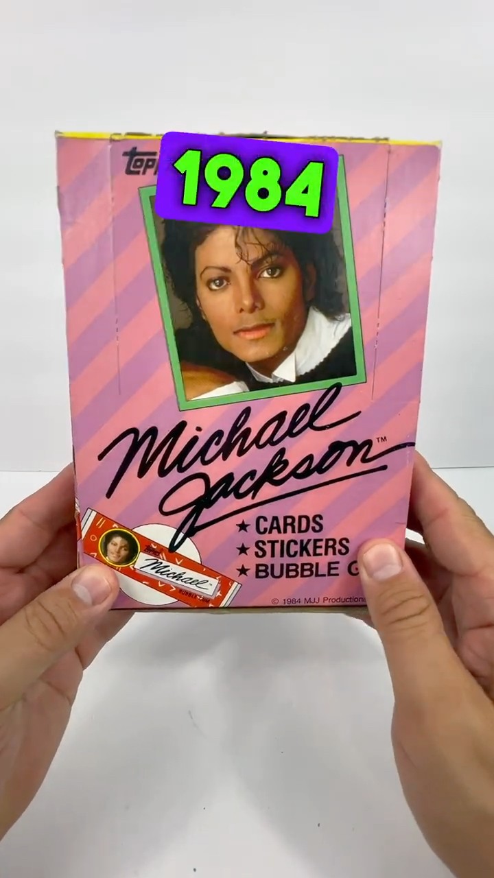 Let's open this Topps 1984 Michael Jackson Box! - YouTube