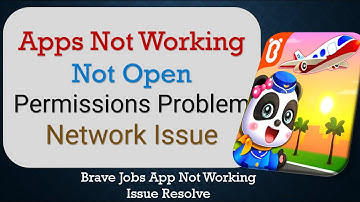 How To Fix Brave Jobs App not working | Not Open | Space Issue | Network & Permissions Issue